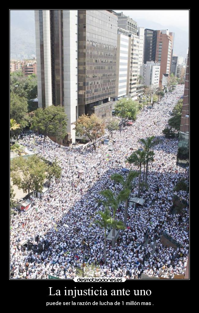 La injusticia ante uno - 