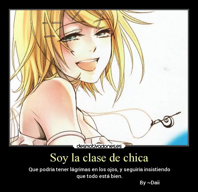 Soy la clase de chica -