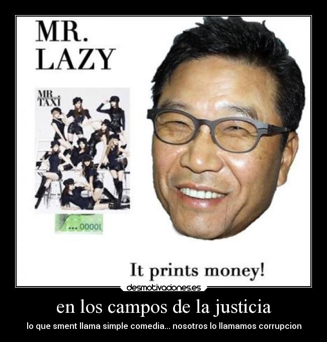 en los campos de la justicia - lo que sment llama simple comedia... nosotros lo llamamos corrupcion