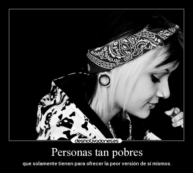 Personas tan pobres -