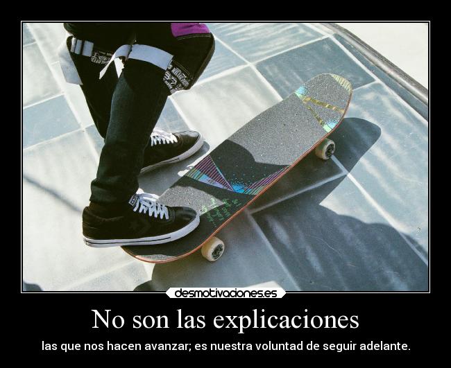 carteles deportes explicaciones skate voluntad desmotivaciones