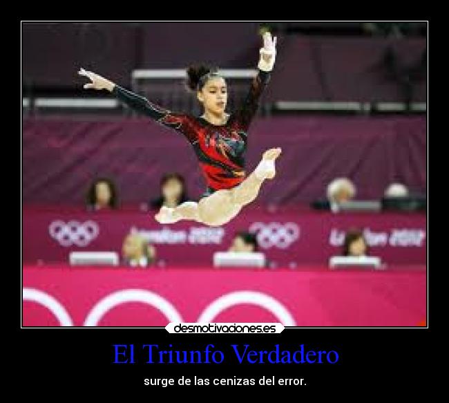 El Triunfo Verdadero - surge de las cenizas del error.