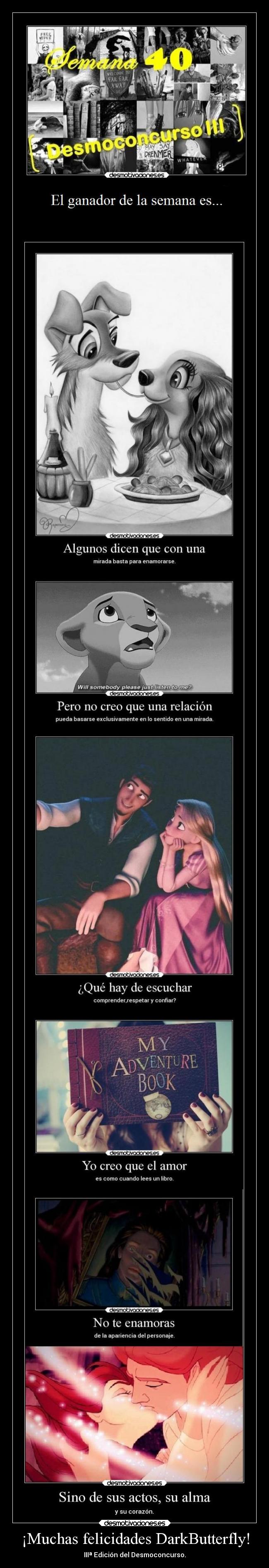 ¡Muchas felicidades DarkButterfly! - IIIª Edición del Desmoconcurso.