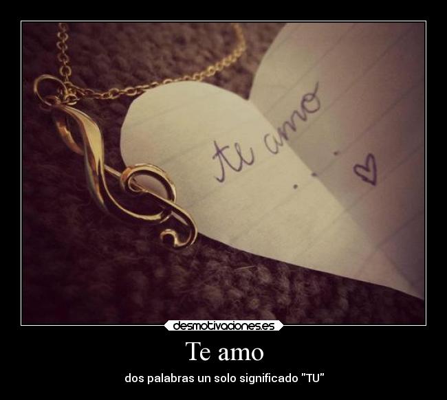 Te amo - 