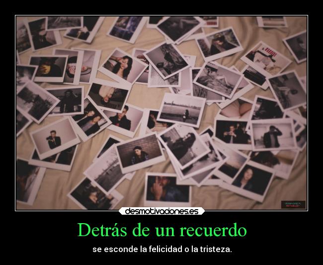 Detrás de un recuerdo - 