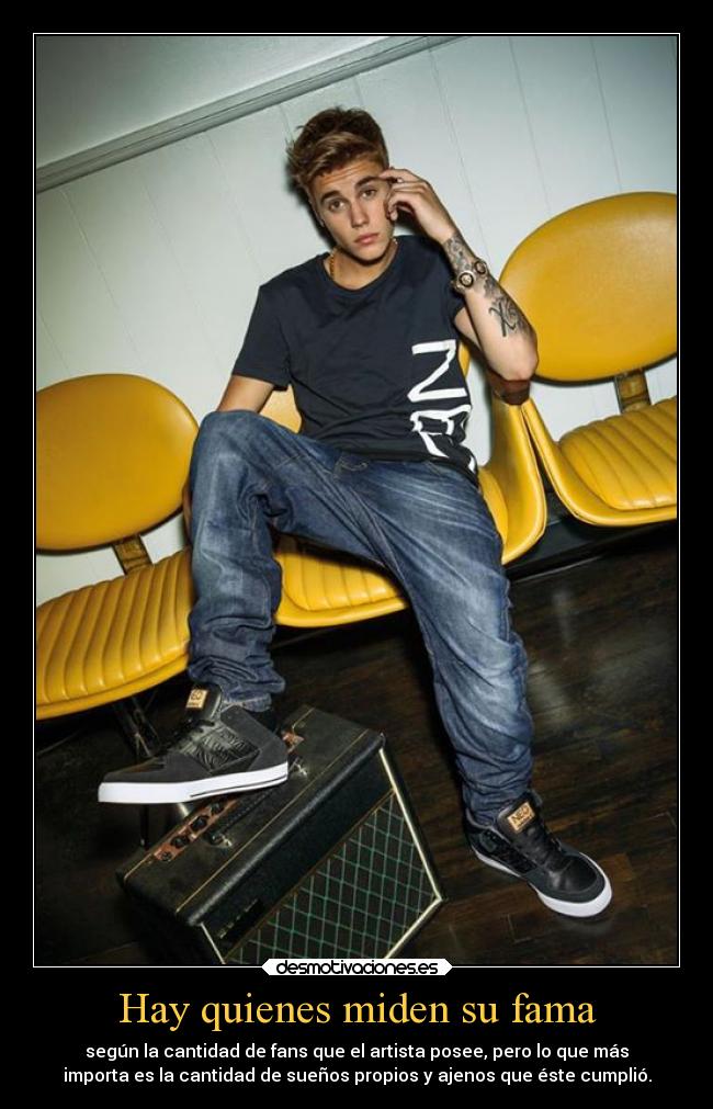 Hay quienes miden su fama - 
