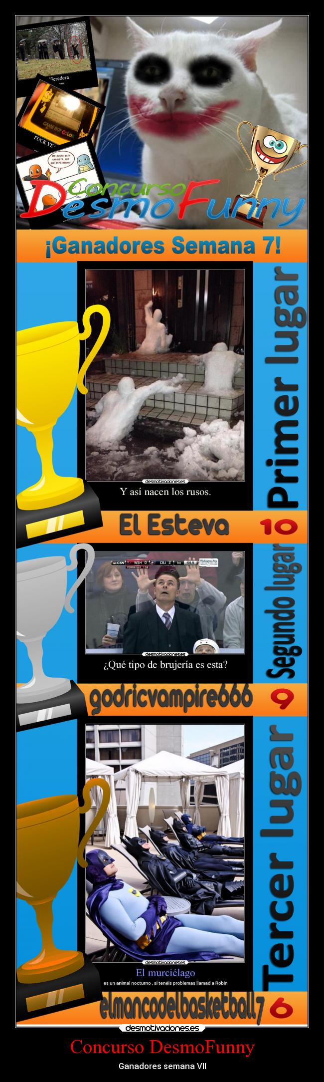 Concurso DesmoFunny - Ganadores semana VII