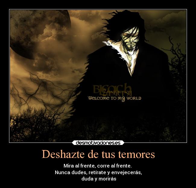 Deshazte de tus temores -