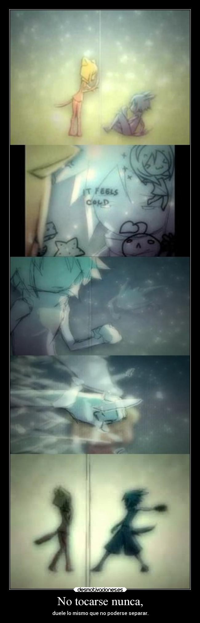 No tocarse nunca, - 