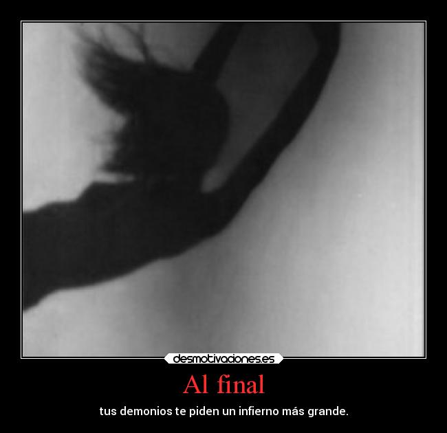 Al final -