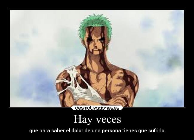 Hay veces -