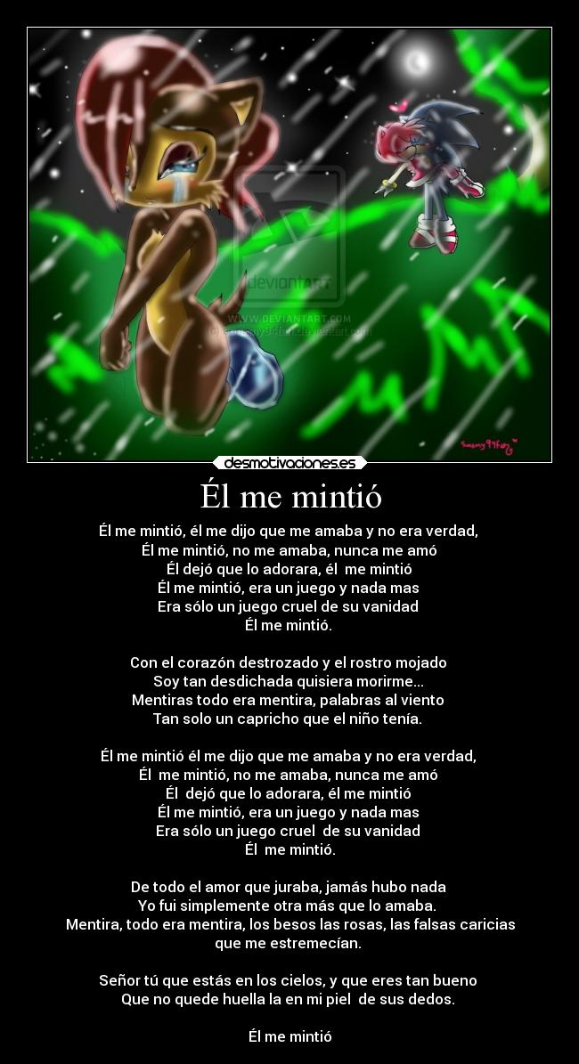 Él me mintió - 