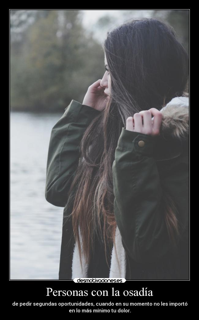 Personas con la osadía - 