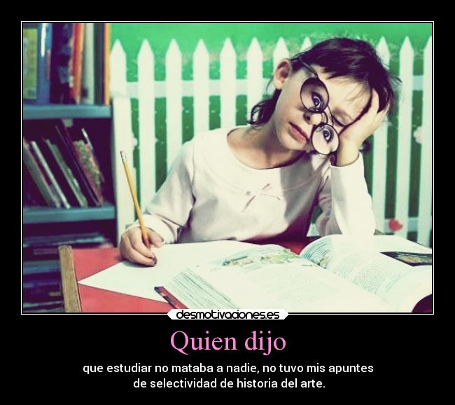 carteles examenes estudiar desmotivaciones