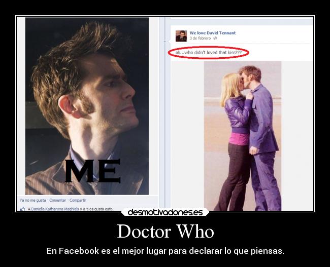 Doctor Who - En Facebook es el mejor lugar para declarar lo que piensas.