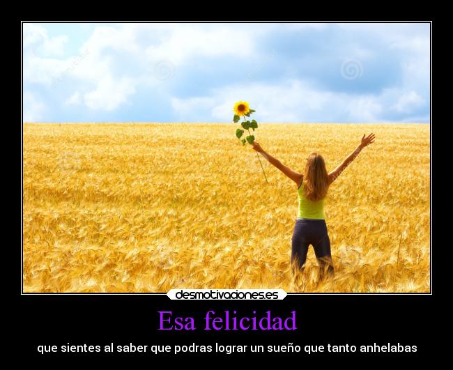 Esa felicidad - 
