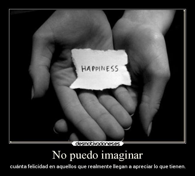 No puedo imaginar -