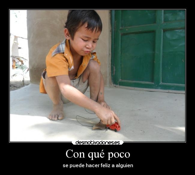 Con qué poco -