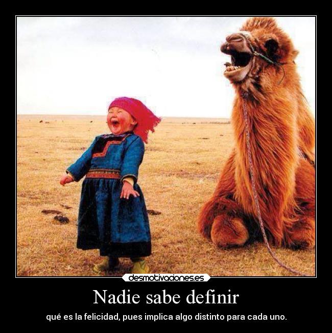 Nadie sabe definir -