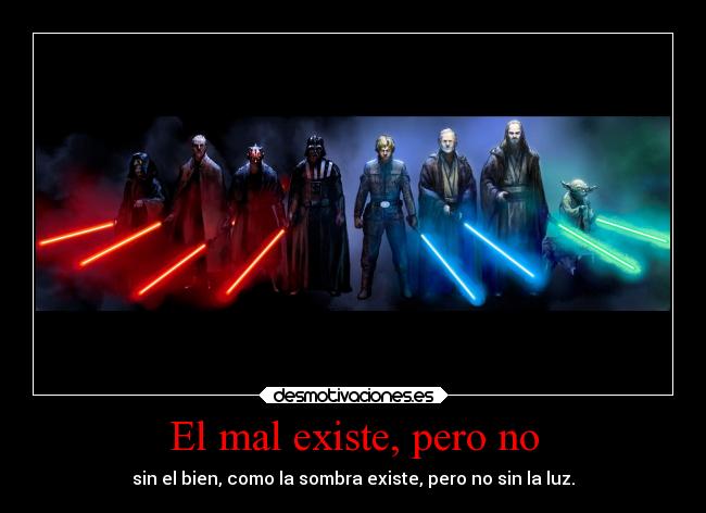 El mal existe, pero no -