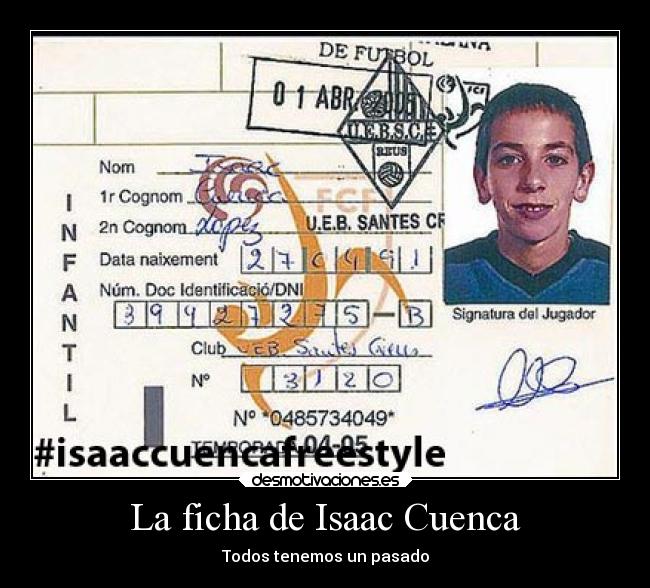 Isaac Cuenca en Desmotivaciones (10) El rey del freestyle