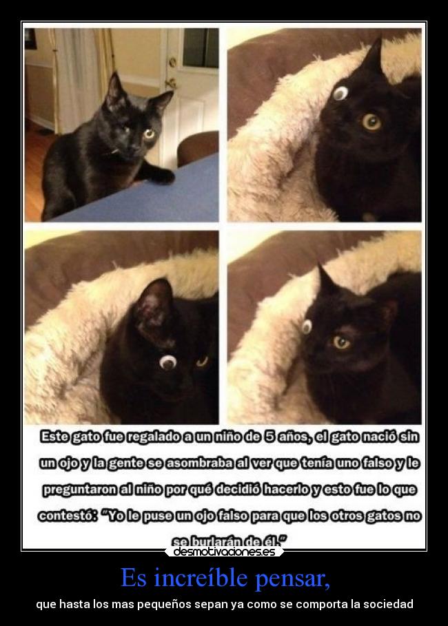 Es increíble pensar, - 