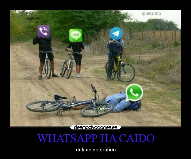 WHATSAPP HA CAIDO -