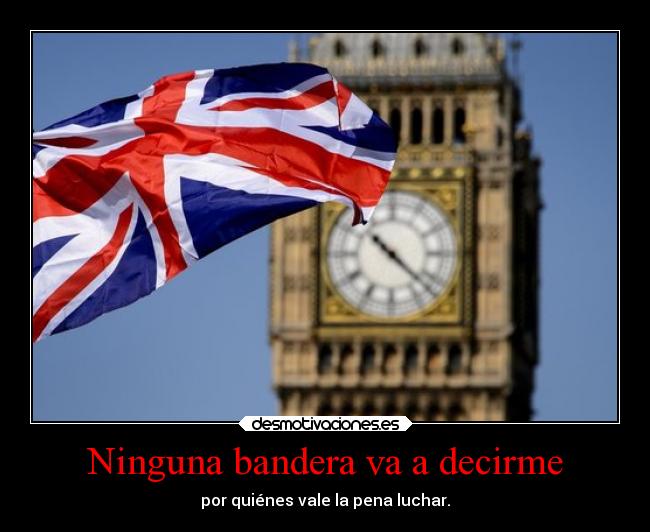 Ninguna bandera va a decirme -
