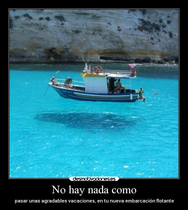 carteles humor barco flotante desmotivaciones