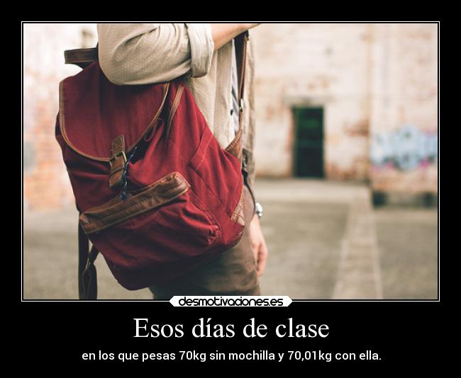Esos días de clase - 