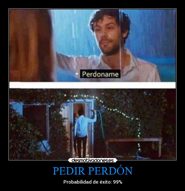 PEDIR PERDÓN -
