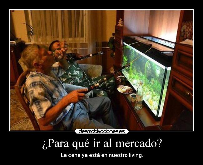¿Para qué ir al mercado? -