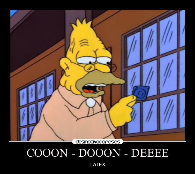 COOON - DOOON - DEEEE -