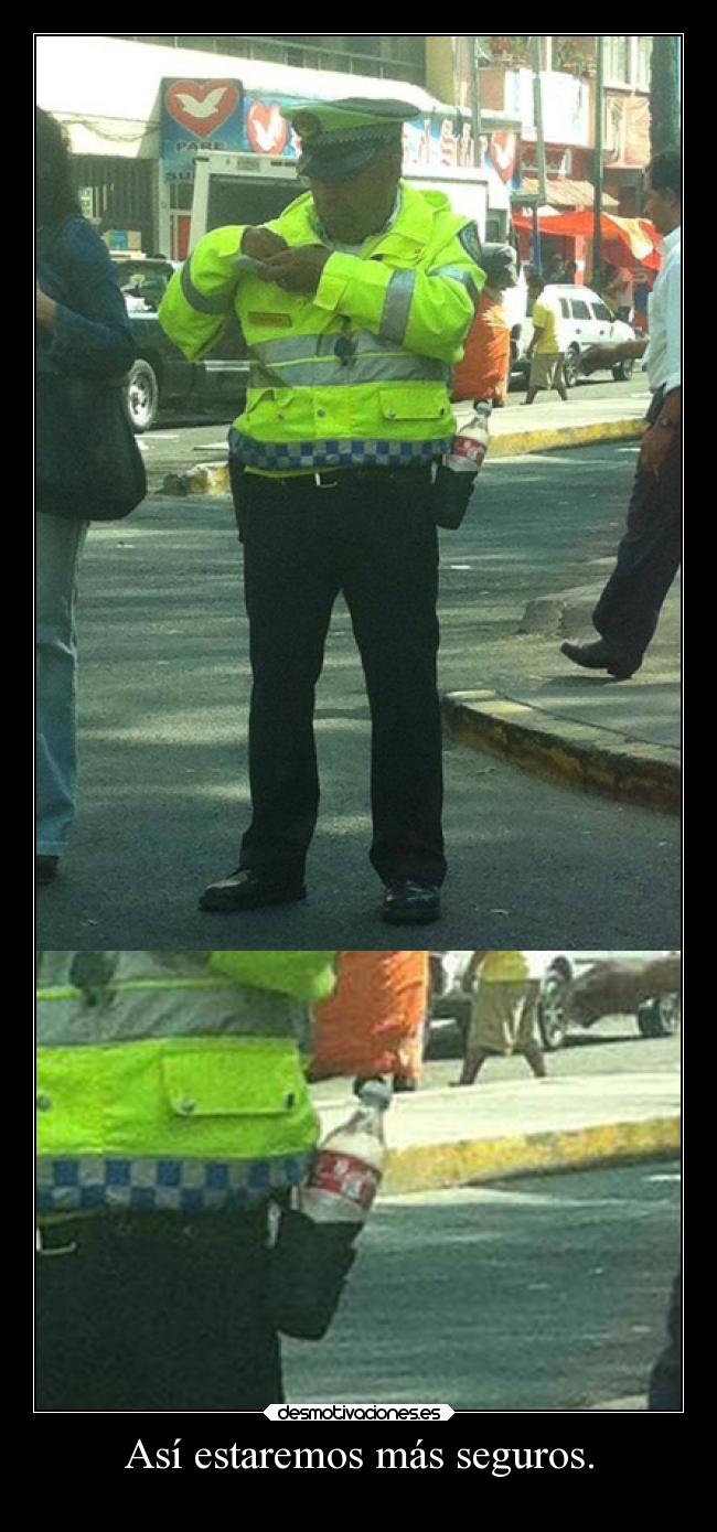carteles humor vida personas seguridad poliscabrones desmotivaciones