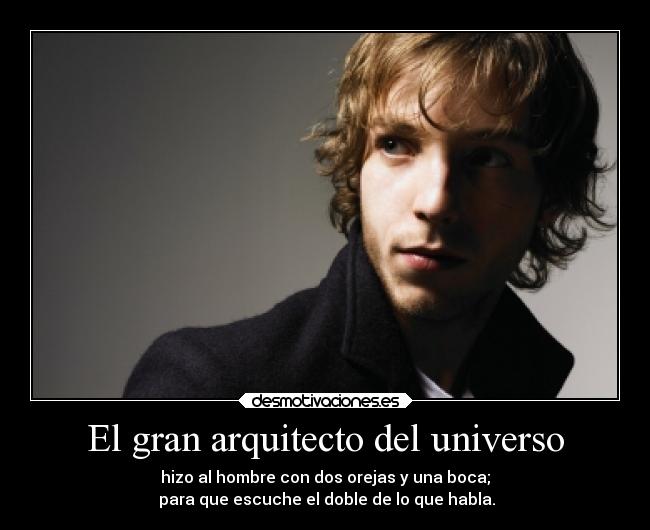 El gran arquitecto del universo -
