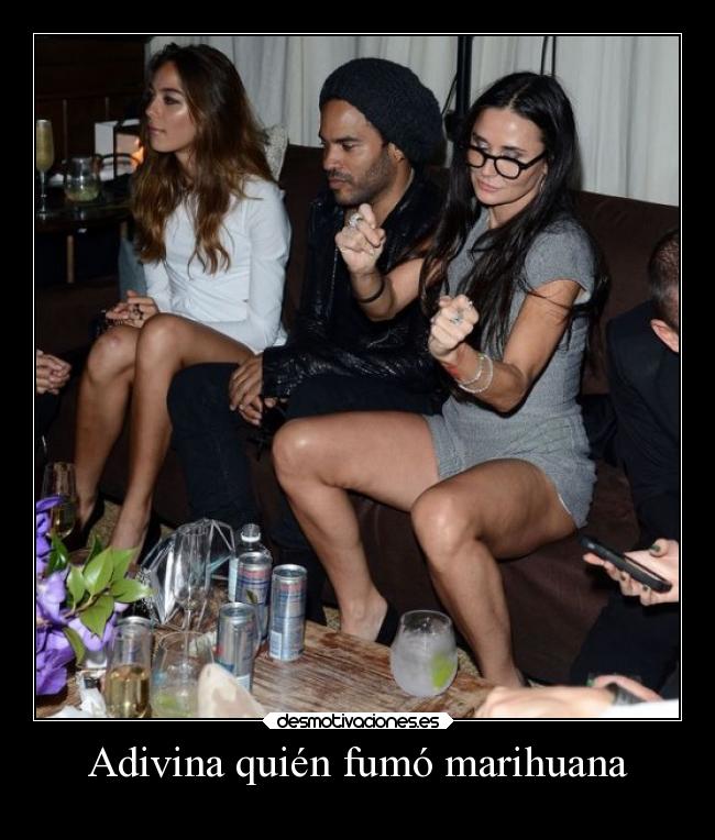 Adivina quién fumó marihuana - 