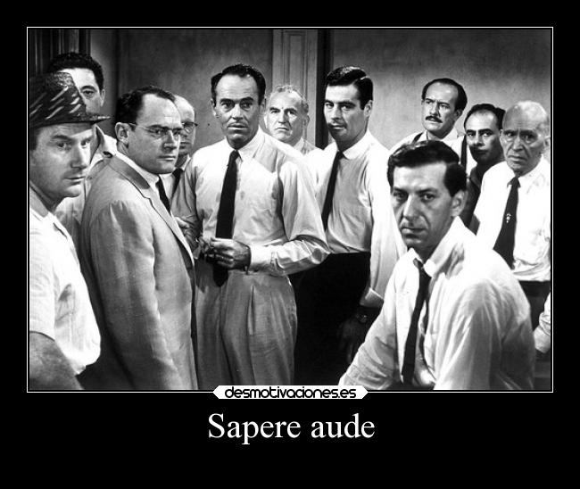 Sapere aude - 