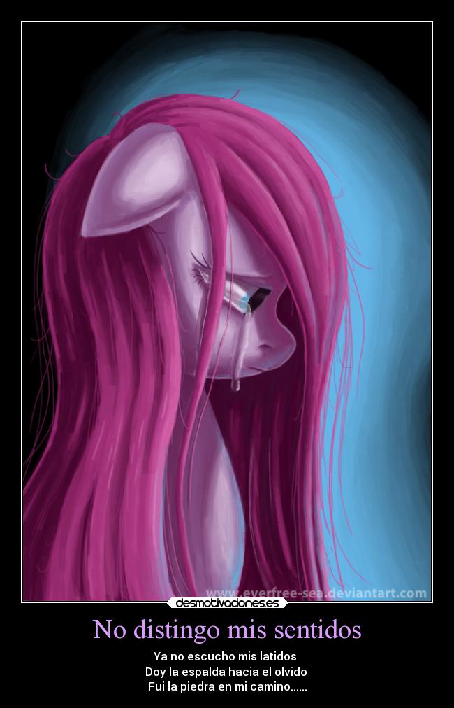 No distingo mis sentidos - Ya no escucho mis latidos
Doy la espalda hacia el olvido
Fui la piedra en mi camino......