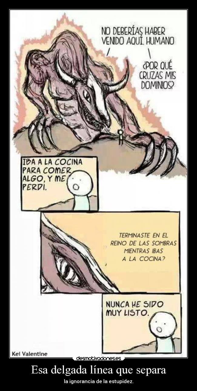 Esa delgada línea que separa - 