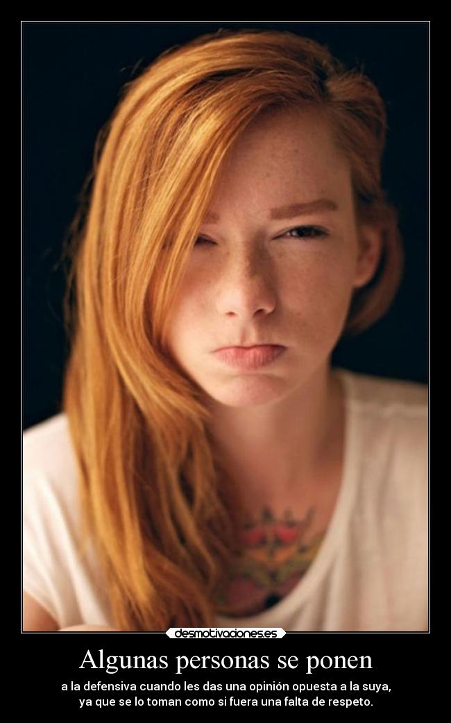 Algunas personas se ponen - 