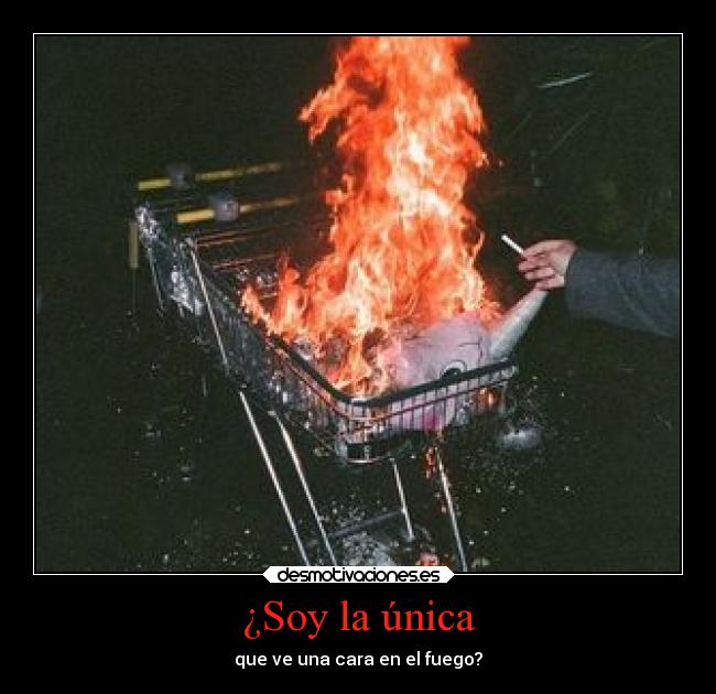 ¿Soy la única -