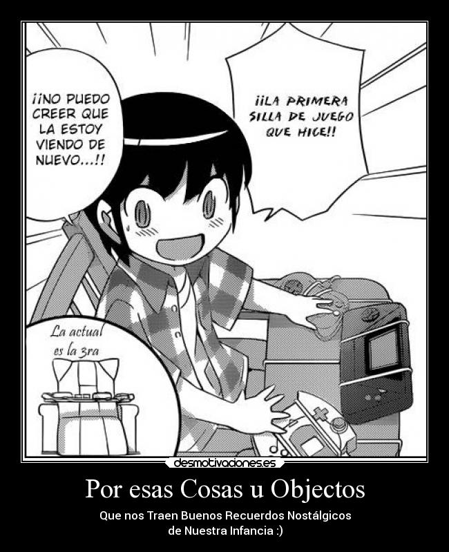 carteles infancia anime videojuegos manga theworldgodonlyknows nostalgia keima gamer silla juegos cosas desmotivaciones