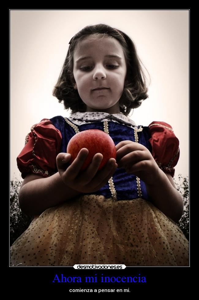 Ahora mi inocencia -