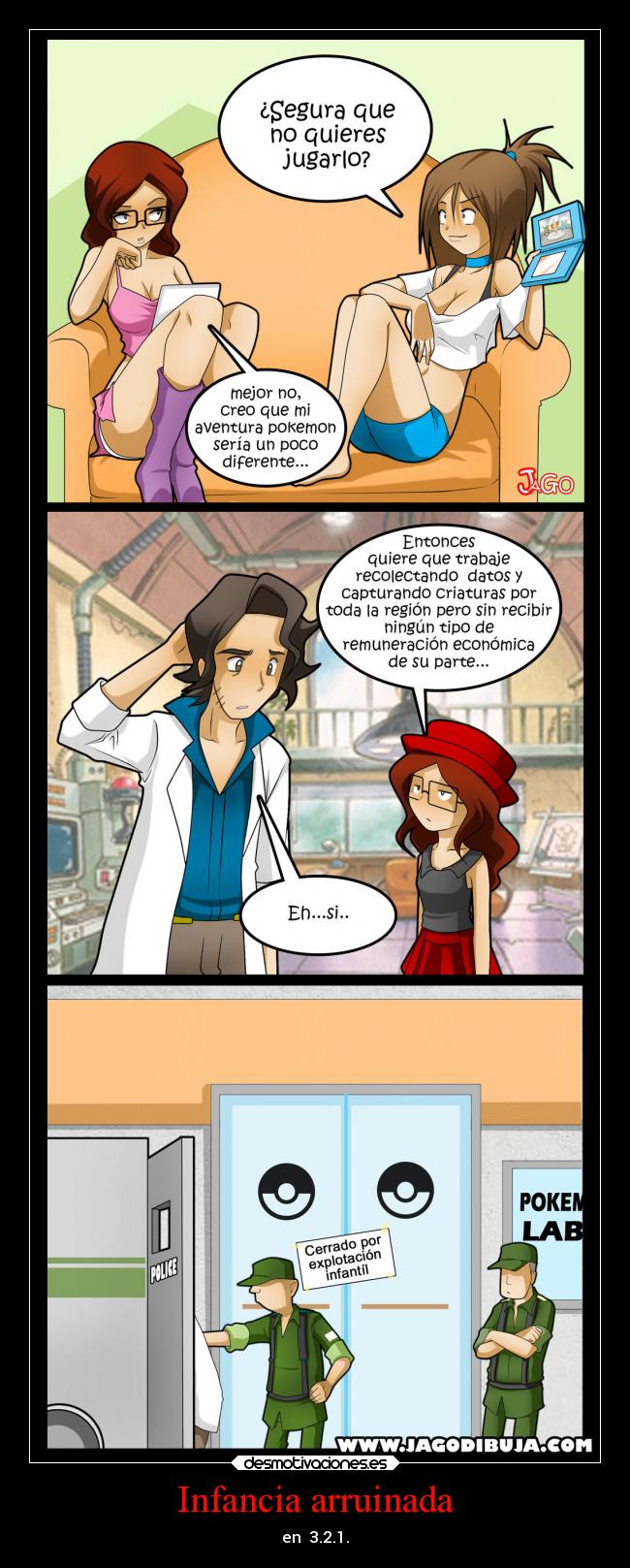 carteles infancia desmotivaciones humor videojuegos pokemon chiste desmotivaciones