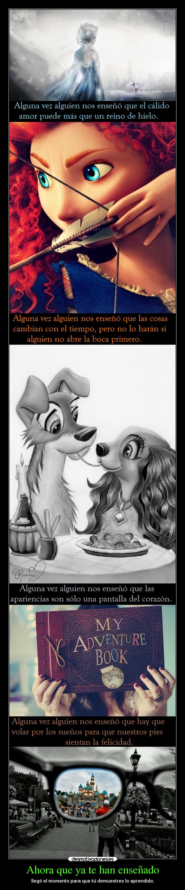 Ahora que ya te han enseñado - 