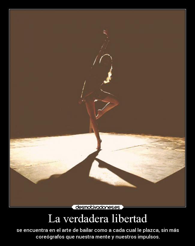 La verdadera libertad -