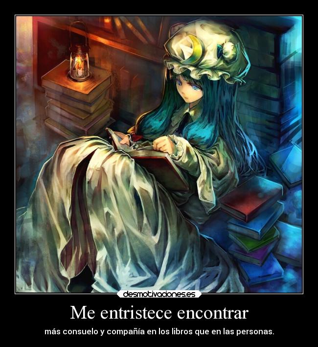 Me entristece encontrar -