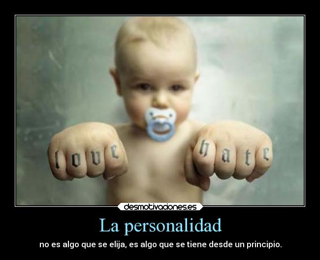 La personalidad -