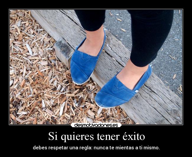 Si quieres tener éxito - 