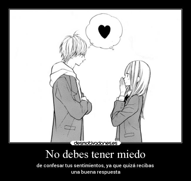 No debes tener miedo - 